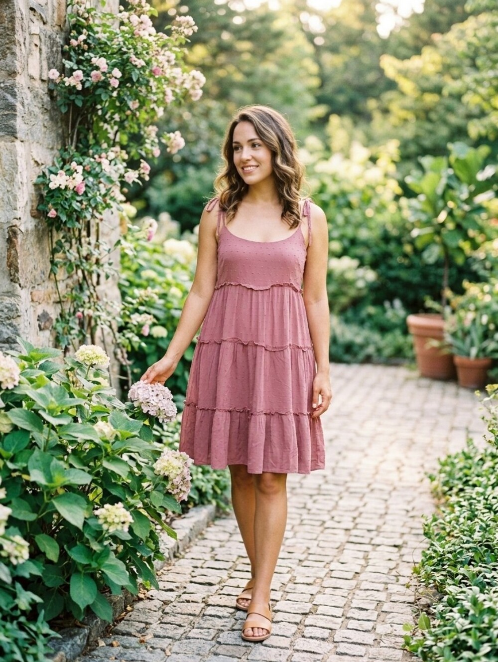 Dreimp Baby Doll Sleeveless Dress.